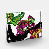 Regenwald Chameleon Spaß Fotoblock (Links)