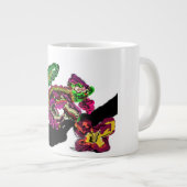 Regenwald Chameleon Spaß Jumbo-Tasse (Vorderseite Rechts)