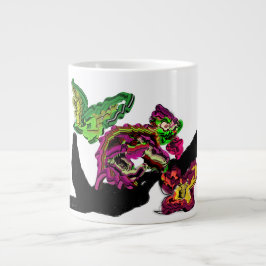 Regenwald Chameleon Spaß Jumbo-Tasse