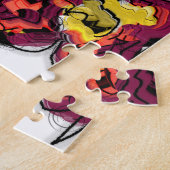 Regenwald Chameleon Spaß Puzzle (Seite)