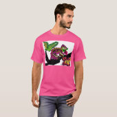 Regenwald Chameleon Spaß T-Shirt (Vorne ganz)