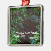 Regenwald EL Yunque Ornament Aus Metall (Links)
