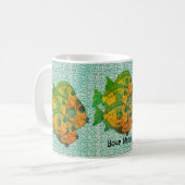 Regenwald-Fisch Kaffeetasse (Vorderseite Links)