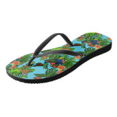 Regenwald Flip Flops Badesandalen (Schrägansicht)