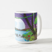 Regenwald Fluss Kaffeetasse (VorderseiteRechts)