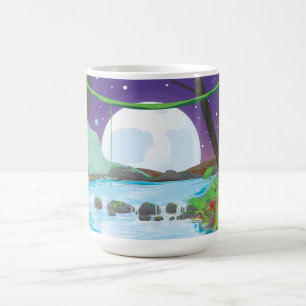 Regenwald Fluss Kaffeetasse