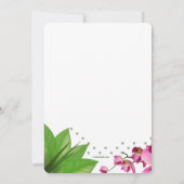 Regenwald-Papageien-Einladung Einladung (Rückseite)