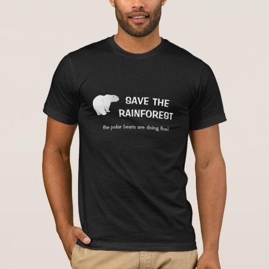 Regenwald-polarer Bärn-T - Shirt (Vorderseite)