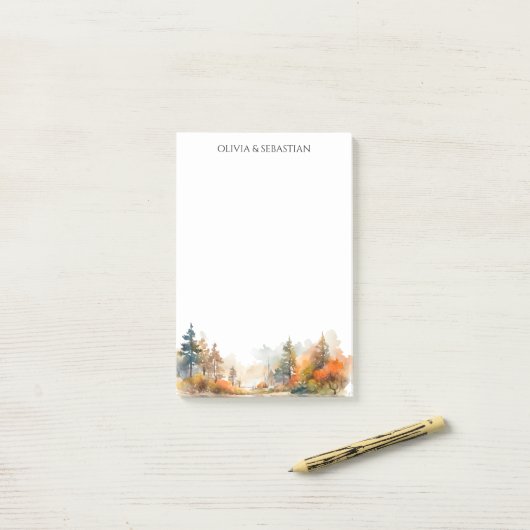 Regenwald Post-it Klebezettel (Auf Schreibtisch)