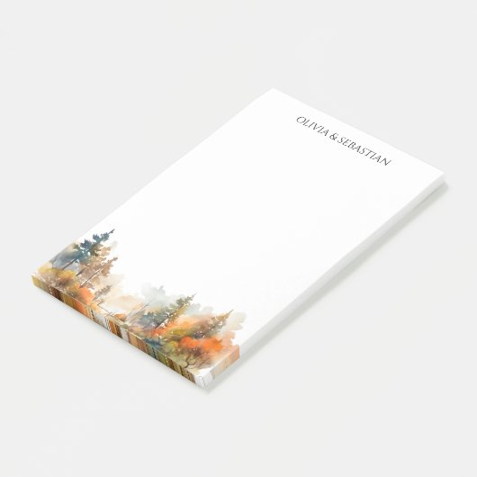 Regenwald Post-it Klebezettel (angewinkelt)