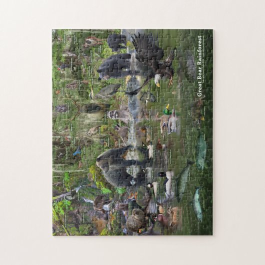 Regenwald Puzzle (Vertikal)