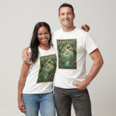 Regenwald-Retro-Design T-Shirt (Unisex)