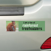 Regenwald Treehugger Autoaufkleber (Auf Auto)