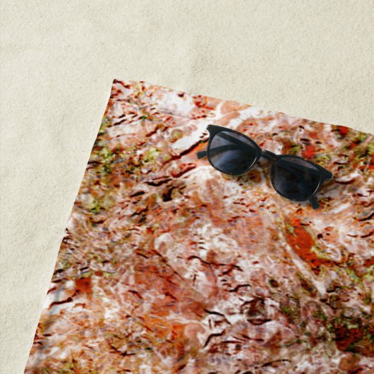 Regenwald unter Baumwolle oder Gestein unter Tage Strandtuch (Beispiel)