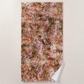 Regenwald unter Baumwolle oder Gestein unter Tage Strandtuch (Vorderseite)