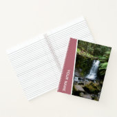 Regenwald Wasserfälle Natur, Australien, Rose Gold Notizblock (Innenseite)