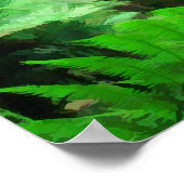 Regenwald & Wasserfälle Poster (Ecke)