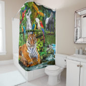 REGENWALD WILDLIFE DUSCHVORHANG (Beispiel)