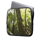 Regenwaldansicht, Dominica Laptopschutzhülle (Vorderseite Links)