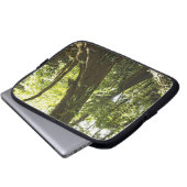 Regenwaldansicht, Dominica Laptopschutzhülle (Vorne Knopf)