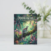 Regenwälder Madagaskars Madagaskar Postkarte (Stehend Vorderseite)