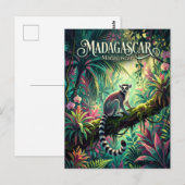 Regenwälder Madagaskars Madagaskar Postkarte (Vorne/Hinten)