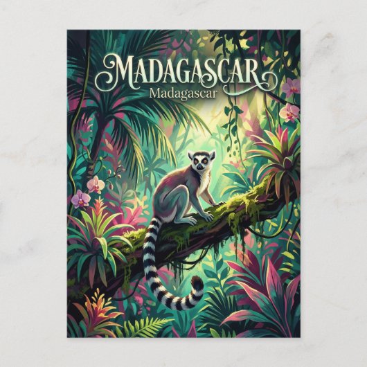 Regenwälder Madagaskars Madagaskar Postkarte (Vorderseite)