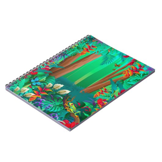 Regenwaldnotizbuch Notizblock (Linke Seite)