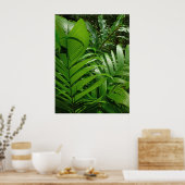Regenwaldpalmen Poster (Küche)