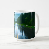 Regenwaldstraße Kaffeetasse (VorderseiteRechts)