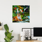 REGENWALDWILDLIFE POSTER (Heimbüro)