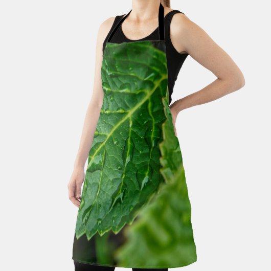 Regenwasser-Tropfen-Blätter nass Schürze (InSitu)