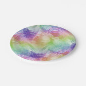 Regenwelle Ultradeluxe: Pappteller (Schrägansicht)