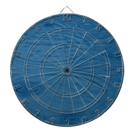 Regenwellen (Blaue Wasserwaagen) Dartscheibe