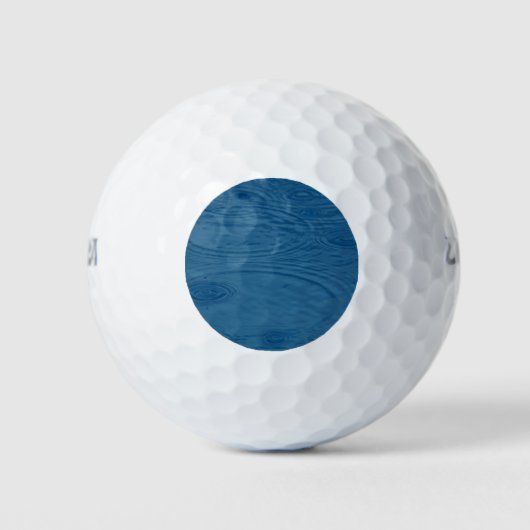 Regenwellen (Blaue Wasserwaagen) Golfball (Vorderseite)
