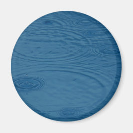Regenwellen (Blaue Wasserwaagen) Magnet