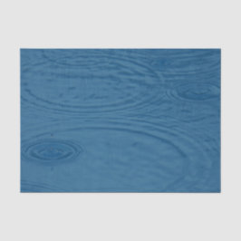 Regenwellen (Blaue Wasserwaagen) Seidenpapier