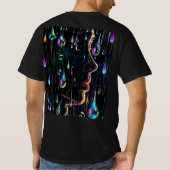 Regenwetter: Regenbogenmelodie T-Shirt (Rückseite)