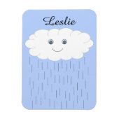 Regenwolke bringt ein Lächeln: Magnet (Vertikal)