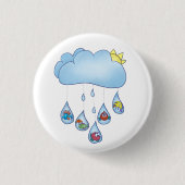 Regenwolke Button (Vorderseite)
