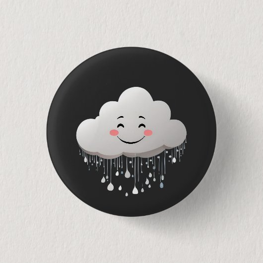 Regenwolke Button (Vorderseite)