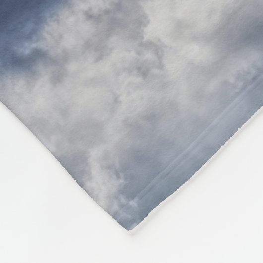 Regenwolken-Fleecedecke Fleecedecke (Ecke)