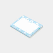 Regenwolken Post-it Klebezettel (angewinkelt)