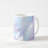 Regenwolken Wasserfarbe Kaffeetasse (VorderseiteRechts)