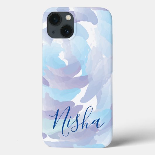 Regenwolken Wasserfarbe Personalisiert Case-Mate iPhone Hülle (Rückseite)