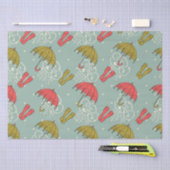 Regenzeit-Design Seidenpapier (Handwerk)