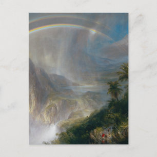 Regenzeit in den Tropen Postkarte