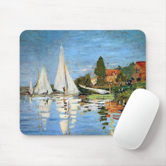 Regetta Boats und Gemälde Mousepad (Mit Mouse)