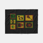 Reggae3 fleecedecke (Vorderseite (Horizontal))