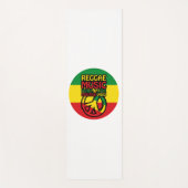Reggae and Peace Symbol with positive quotes Yogamatte (Vorderseite)